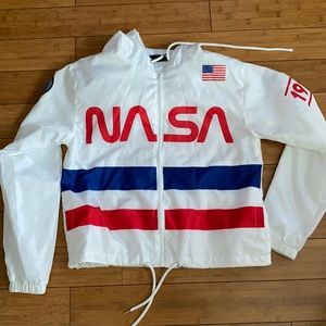 nasa windbreaker jacket, size M